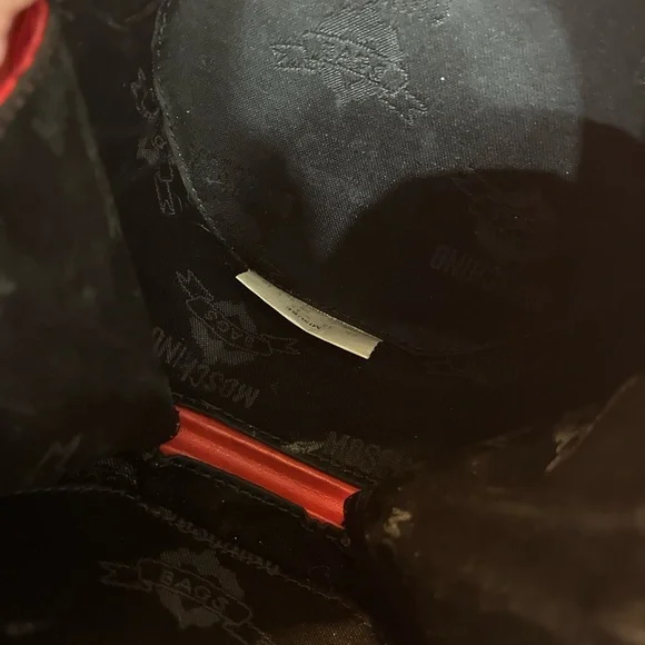 Love Moschino Red Heart Crystal Accent Women's Bag - fair condition - Picture 7 of 8